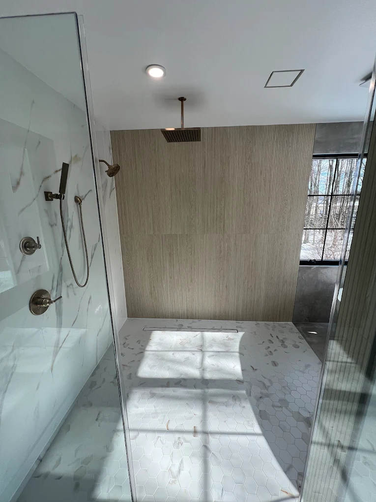 average cost for bathroom shower tile installation